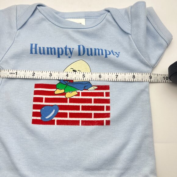 Humpty Dumpty Baby T Shirt Baby Blue by Mother Goose 9 to 18 months NEW - Picture 7 of 7